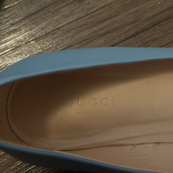 AUTH. GUCCI Horsebit Ballet Flats - Picture 4 of 7